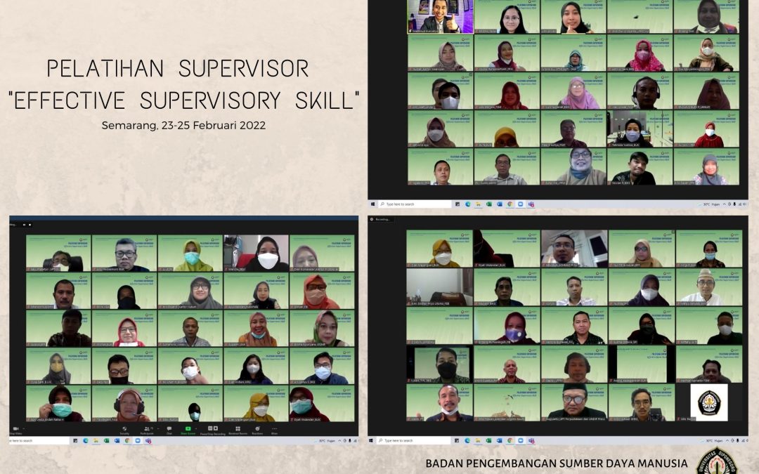 Pelatihan Supervisor “Effective Supervisory Skill”