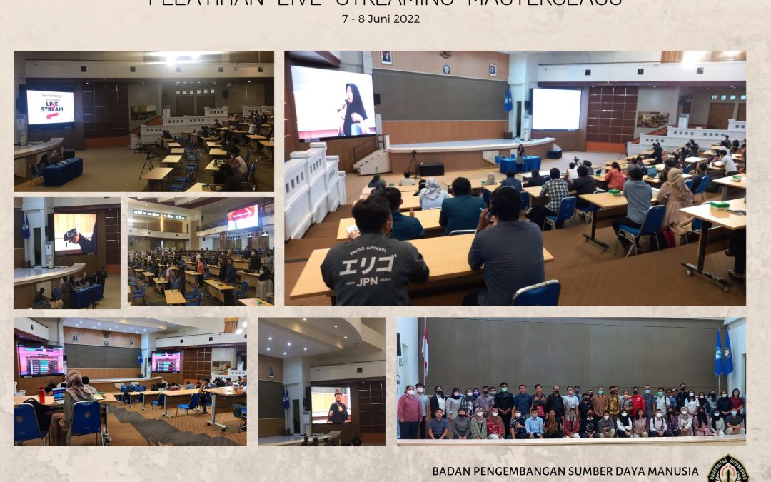 Pelatihan Live Streaming Masterclass