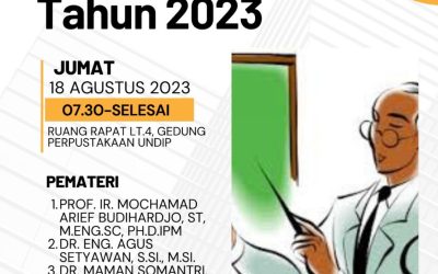 Pelatihan Dosen Wali Universitas Diponegoro Batch II Tahun 2023