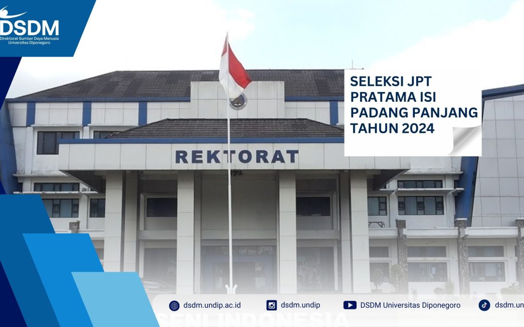 Seleksi Terbuka Pengisian Jabatan Pimpinan Tinggi (JPT) Pratama Institut Seni Indonesia Padangpanjang Tahun 2024
