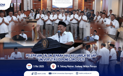 38 Calon Jamaah Haji Undip Dilepas Secara Khidmat oleh Rektor