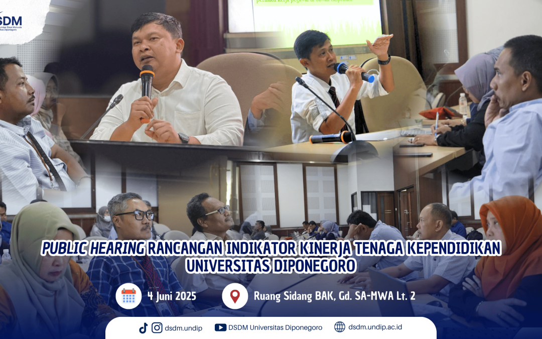 Dukung Kontribusi Tendik, Undip Susun Rancangan Penilaian Kinerja yang Komprehensif