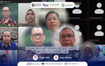Undip Gelar Sosialisasi Sertifikasi Dosen 2025, Bahas Perubahan Kebijakan dan Mekanisme Penilaian