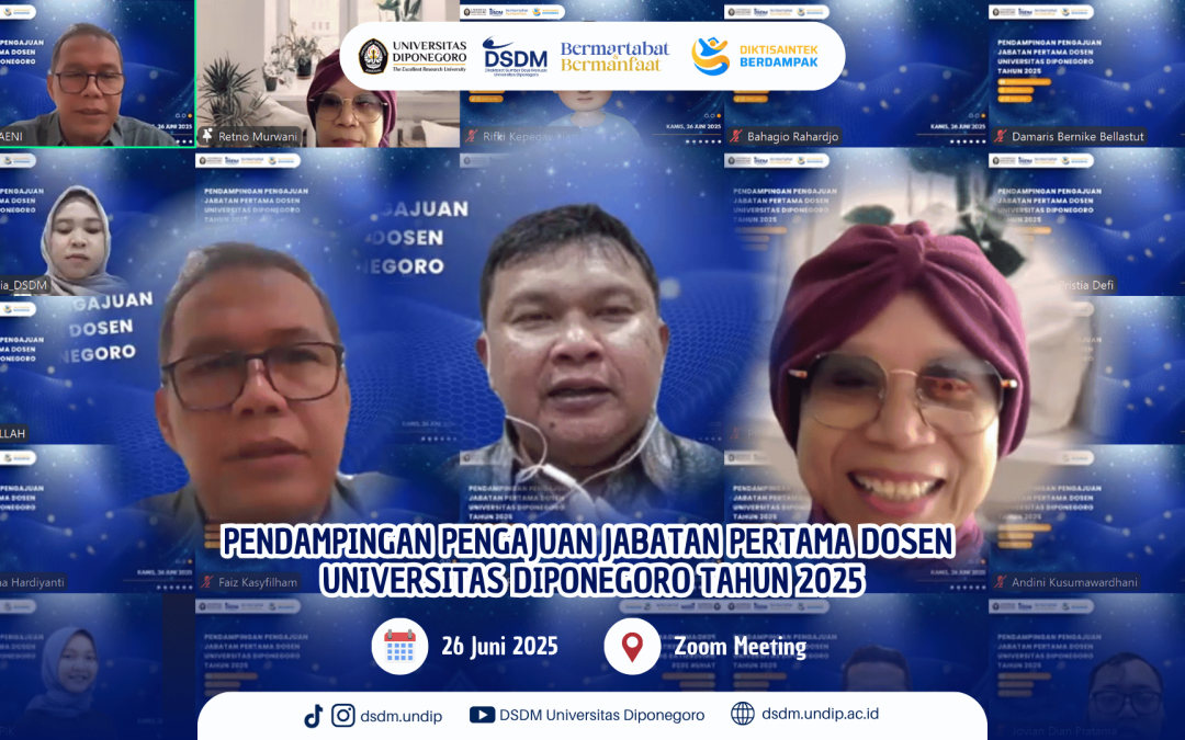 Awal Langkah Akademik: Undip Dampingi 394 Dosen Ajukan Jabatan Fungsional Pertama Dosen