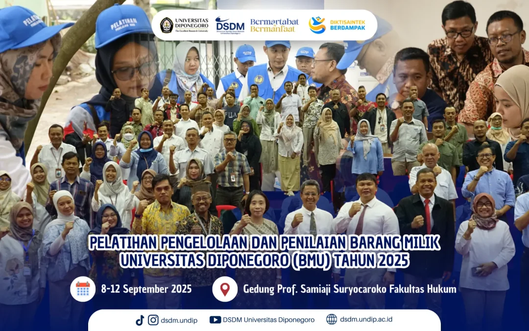 Undip Gelar Pelatihan Pengelolaan dan Penilaian Barang Milik Universitas Batch 1 dan 2 Tahun 2025