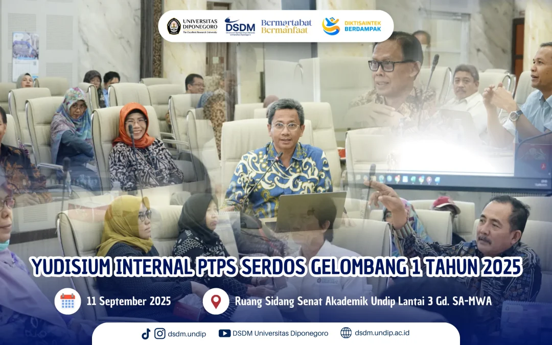Undip Gelar Yudisium Internal PTPS Serdos Gelombang 1 Tahun 2025