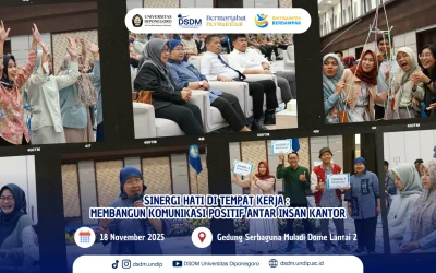 Undip Gelar Pelatihan “Sinergi Hati di Tempat Kerja” untuk Bangun Komunikasi Positif Antar Pegawai