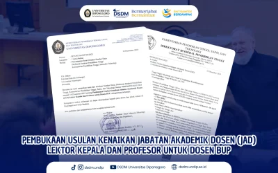 Pembukaan Usulan Kenaikan Jabatan Akademik Dosen (JAD) Lektor Kepala dan Profesor untuk Dosen BUP