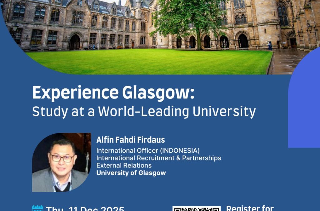 University of Glasgow Gelar Sesi Informasi Studi di Semarang, 11 Desember 2025