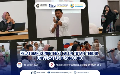 Perkuat Regenerasi Pimpinan, Undip Gelar Pelatihan Kompetensi Calon Tutam Tendik