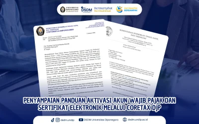 ASN Undip Wajib Aktivasi Akun Coretax DJP, Ini Panduan dan Ketentuannya