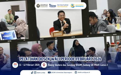 Tak Sekadar Pembimbing, Undip Bekali Dosen Wali dengan Kompetensi Konseling dan Akademik