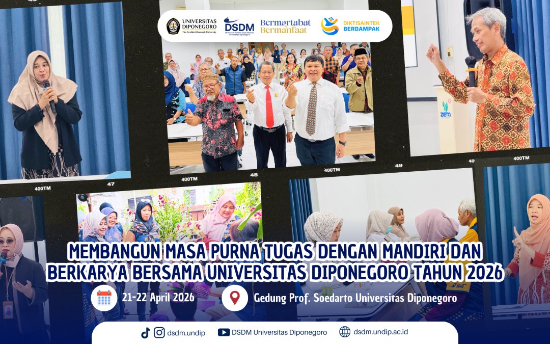 Dari Mengabdi ke Berkarya: Pra Pensiun Undip 2026