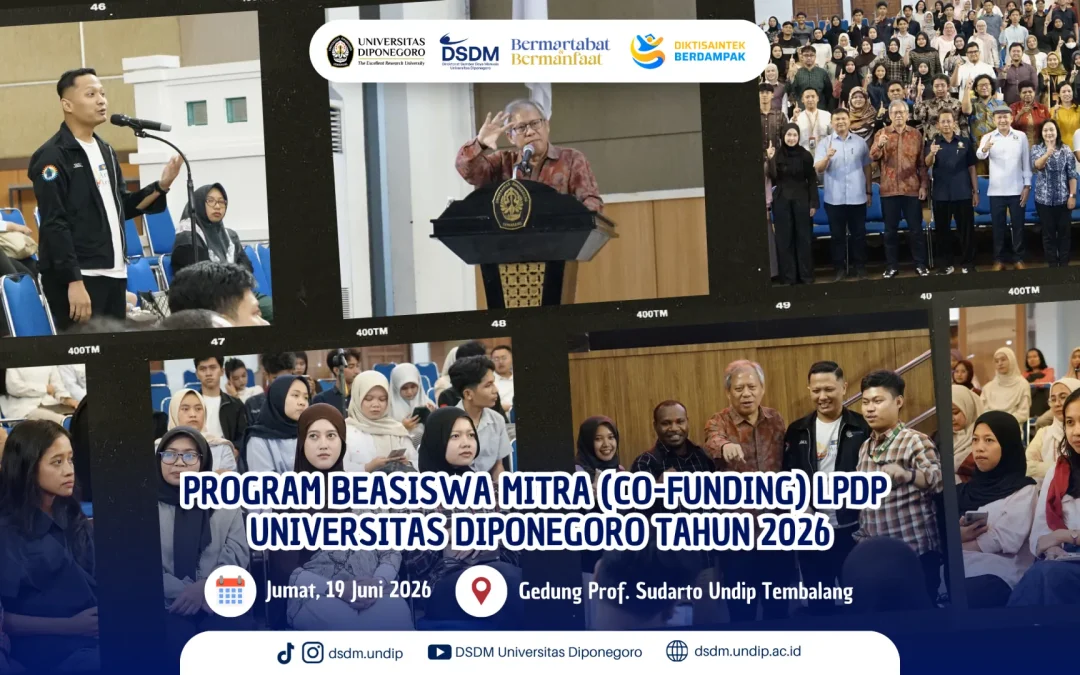 Perluas Akses Studi Lanjut, Undip Gelar Sosialisasi Program Beasiswa Mitra LPDP Tahun 2026